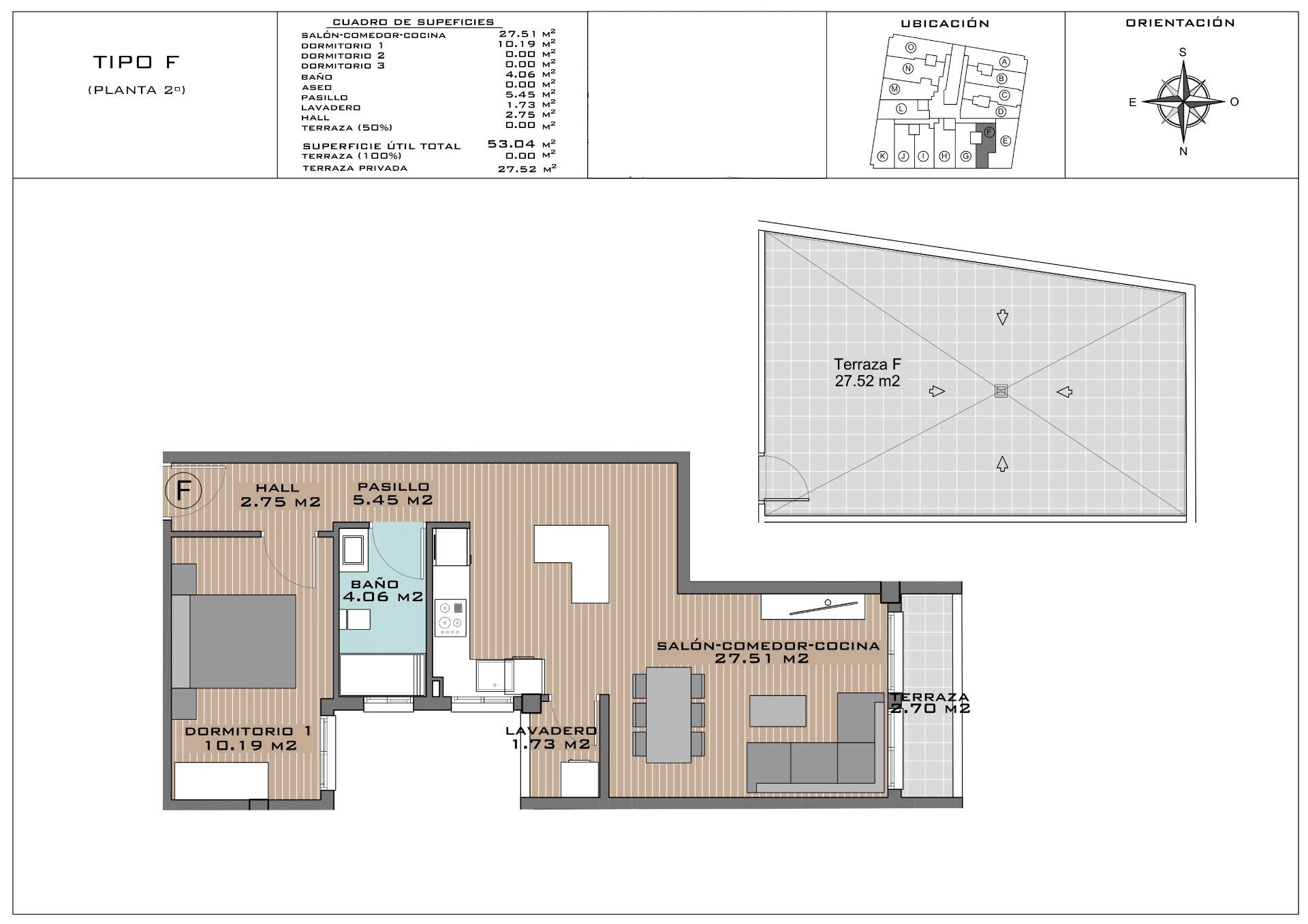 New Build Penthouse in  Algorfa