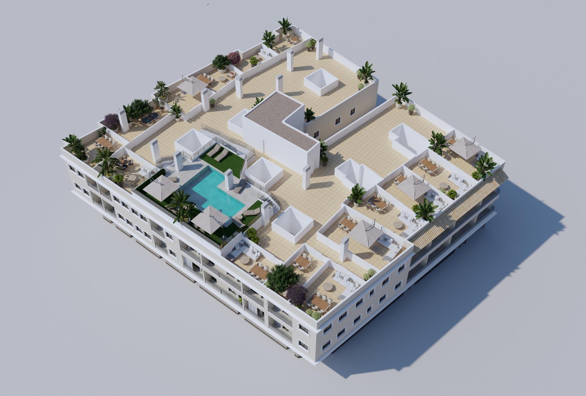 New Build Penthouse in  Algorfa